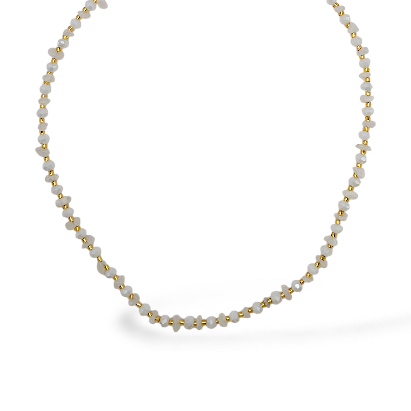 COLLIER GARDEN QUARTZ BLANC