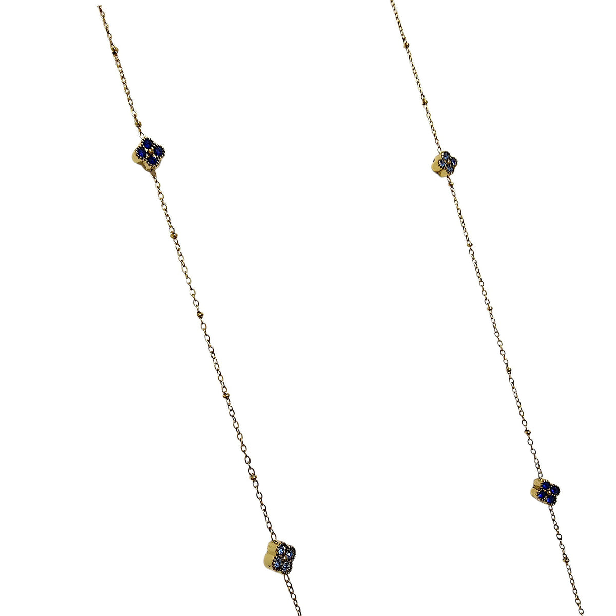 SAUTOIR TINA BLUE