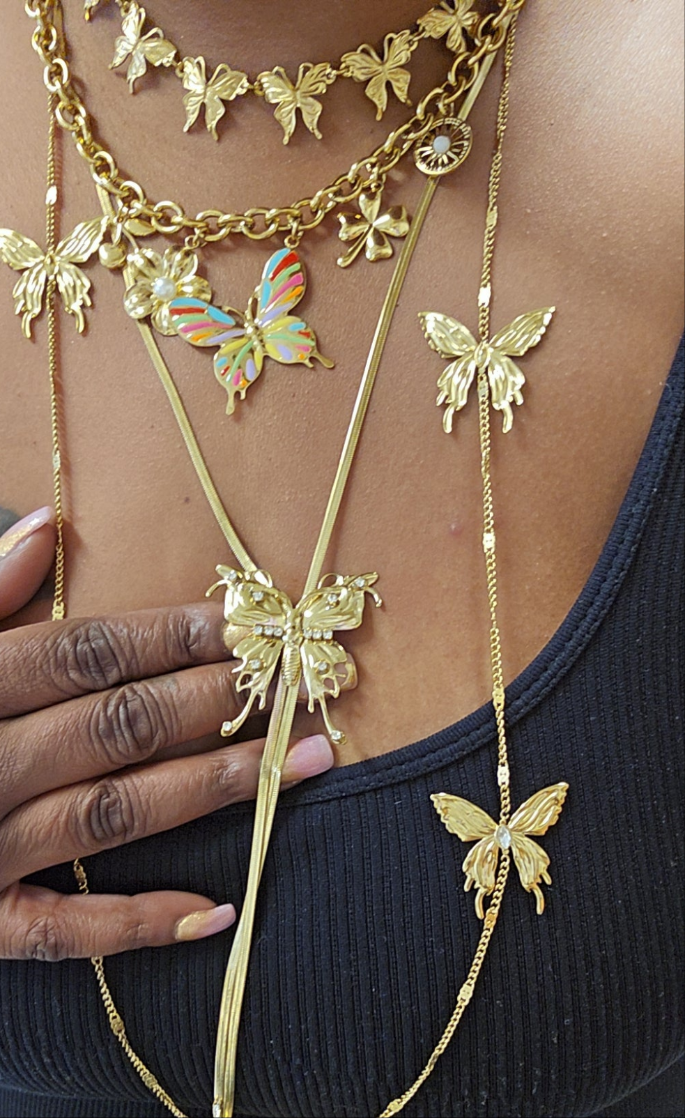 COLLIER BUTTERFLY