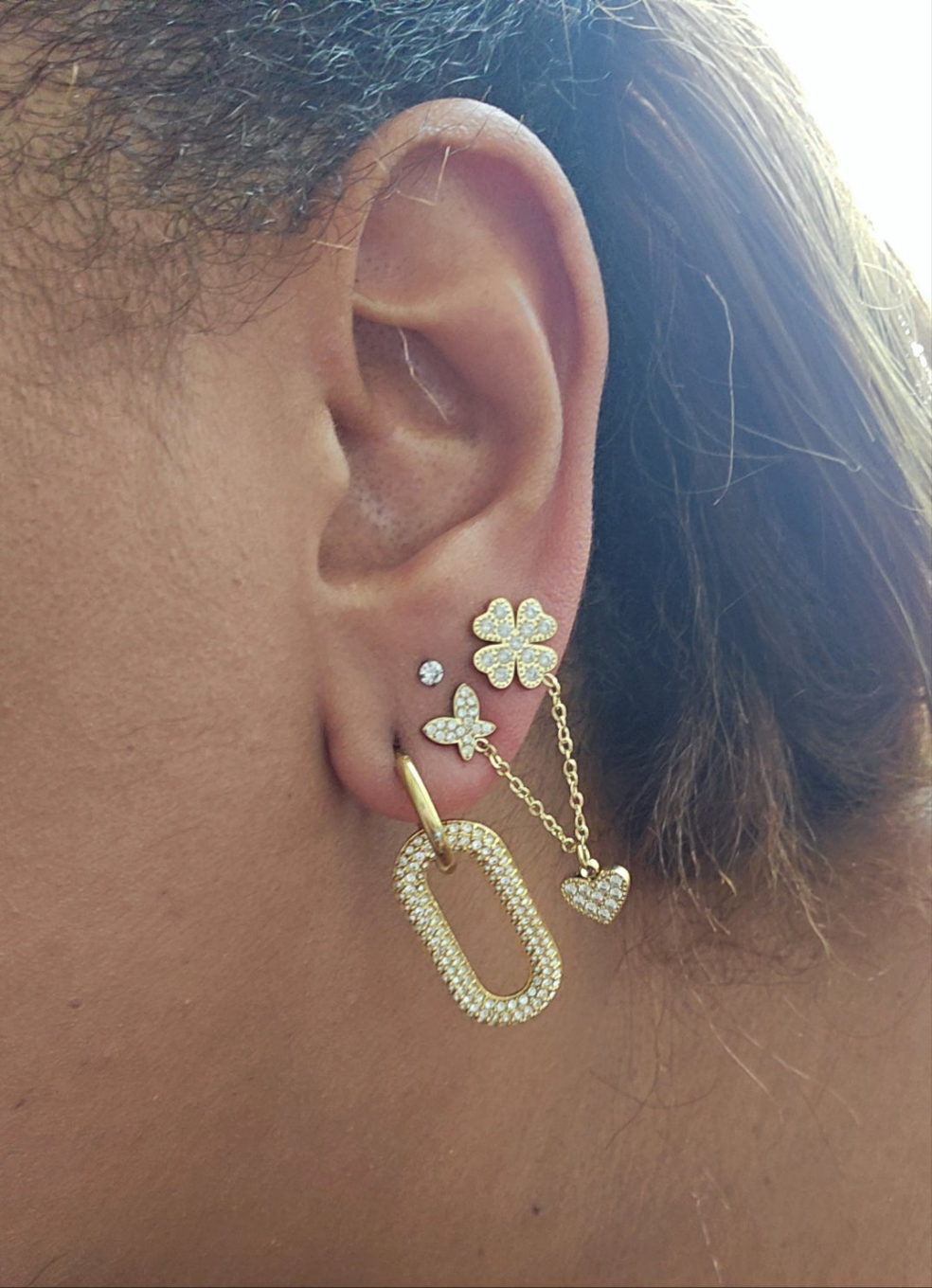 MONO BOUCLE D'OREILLE OSIRIA