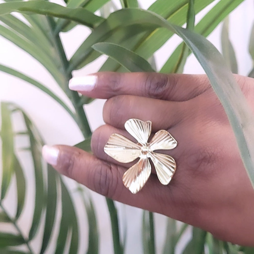 BAGUE " FLOWER "