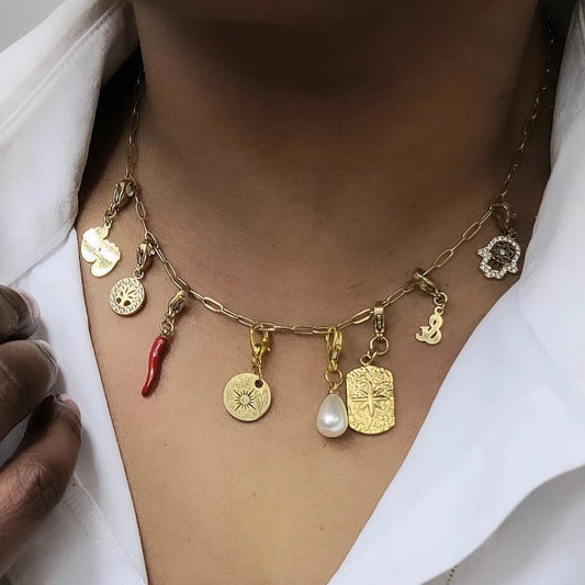 COLLIER CHARM " LITTLE JANE "