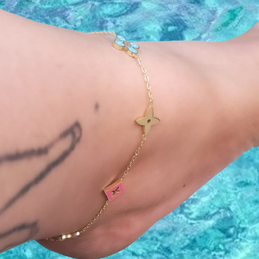 CHAÎNE DE CHEVILLE " GOLDEN "