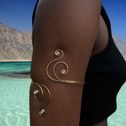 BRACELET JONC DE BRAS " CLEOPATRE "