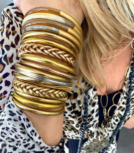 BRACELET BOUDDHISTE MANTRA GOLD