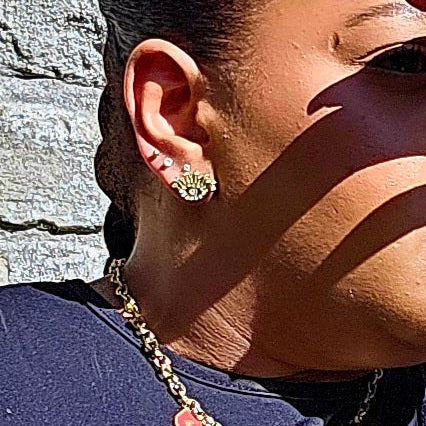 BOUCLE D'OREILLE CLAIRE