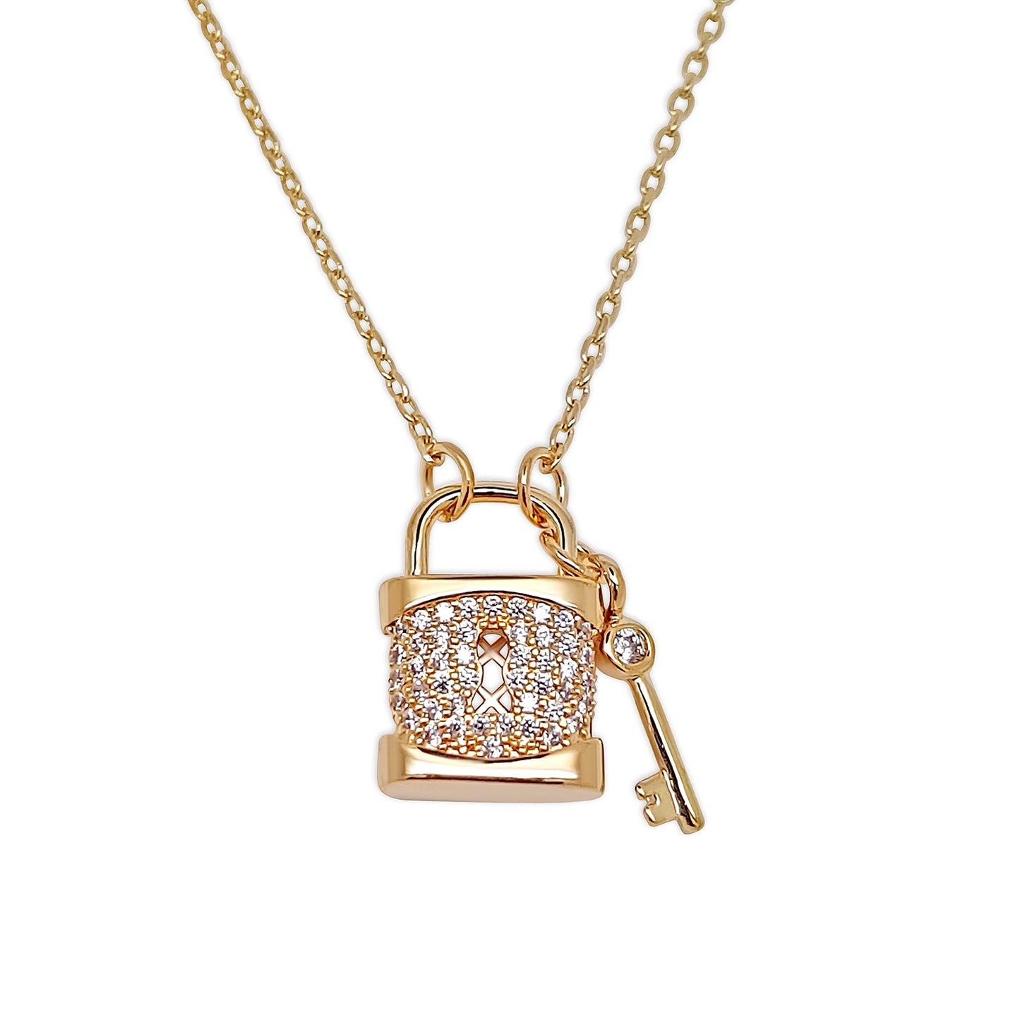 Collier cadenas avec clé