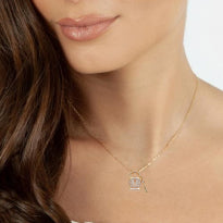 Collier cadenas avec clé