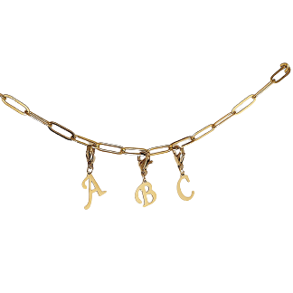 CHARM INITIALE "GOLD"