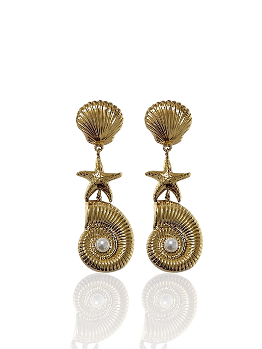 BOUCLE D'OREILLE CALAO