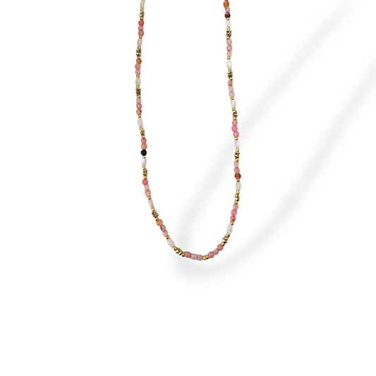 COLLIER SYLVABELLE MULTI-PIERRE