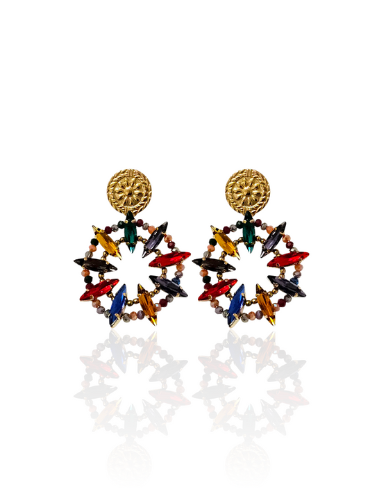 BOUCLE D'OREILLE FLAKE COLOR