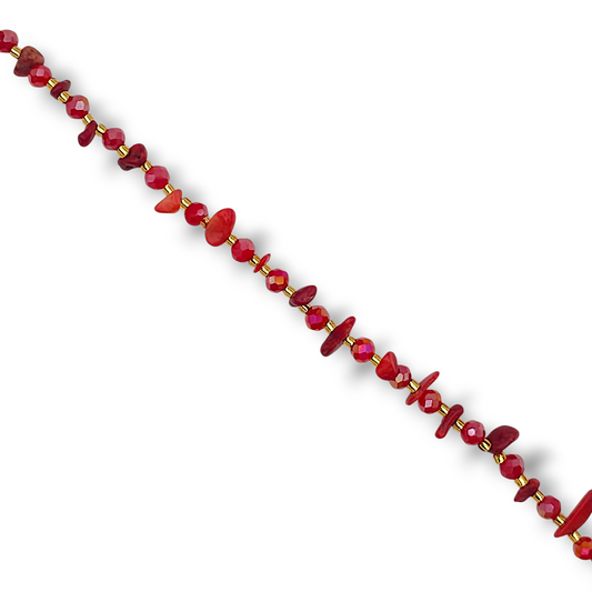 BRACELET GARDEN JASPE ROUGE