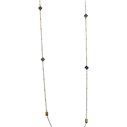 SAUTOIR TINA BLUE