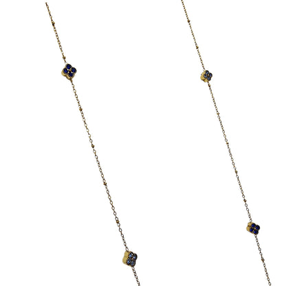 SAUTOIR TINA BLUE