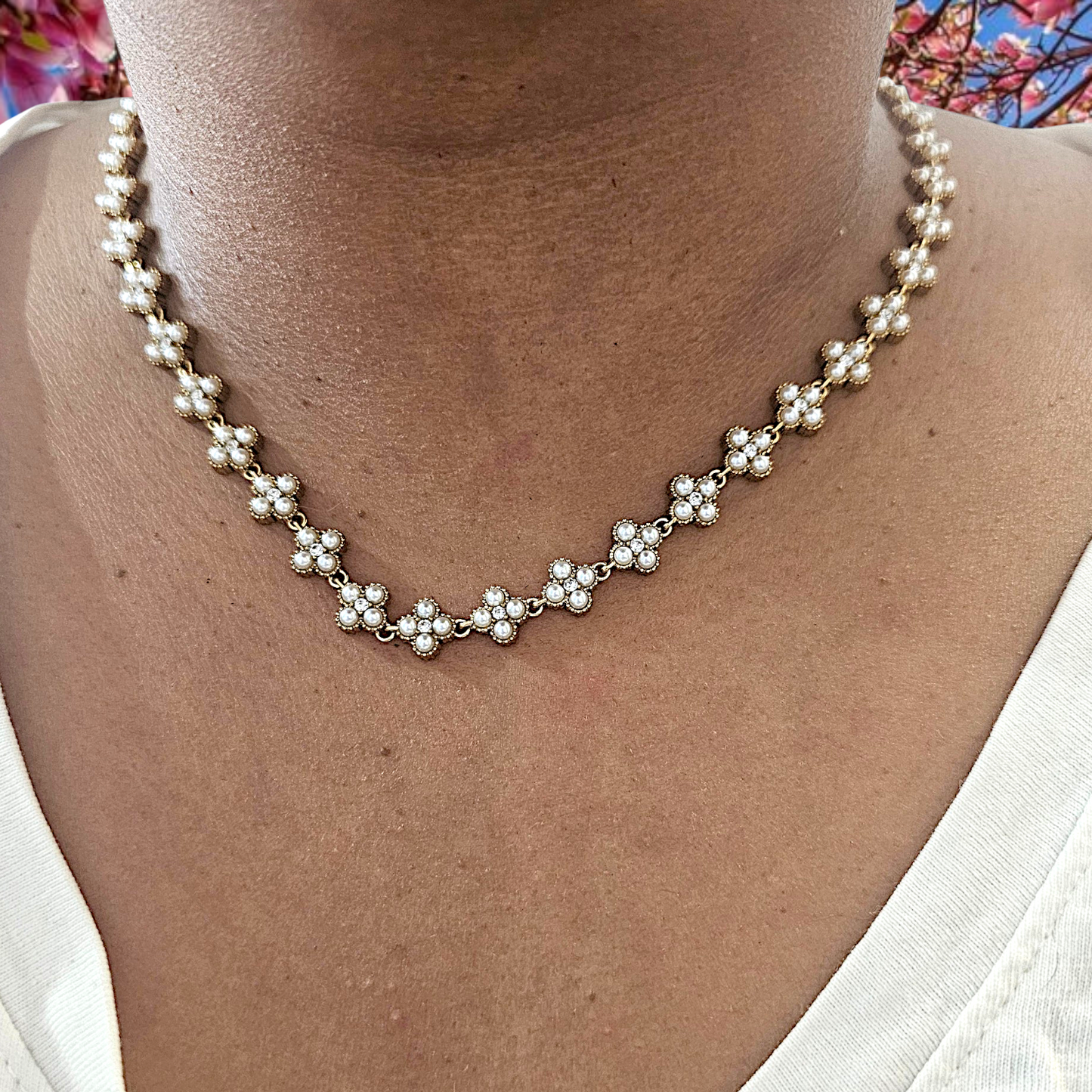 COLLIER MOSAIQUE PEARL