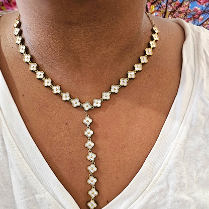 COLLIER MOSAIQUE NACRE