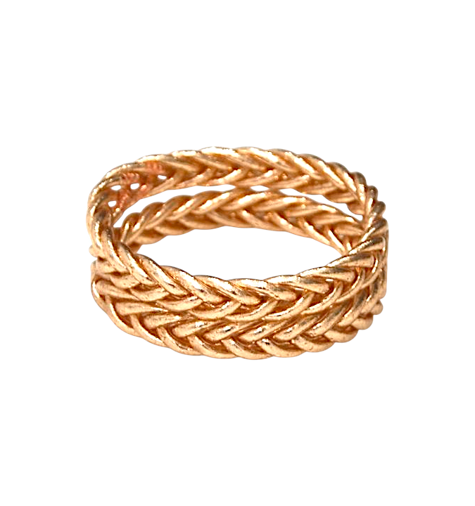 BRACELET BOUDDHISTE TRESSÉ CHAMPAGNE