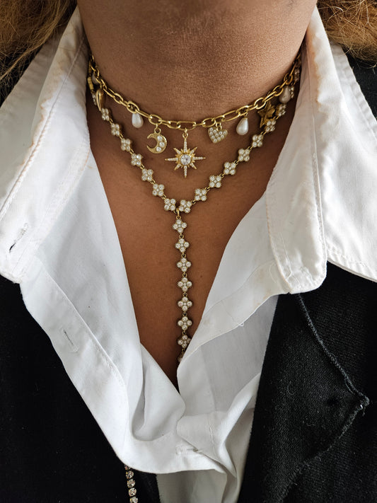 COLLIER Y MOSAIQUE WHITE