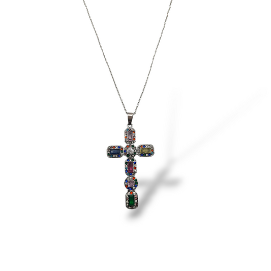 COLLIER ERMITA ARGENT